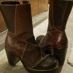 No Boundries Brown Patch mid boot Size 6